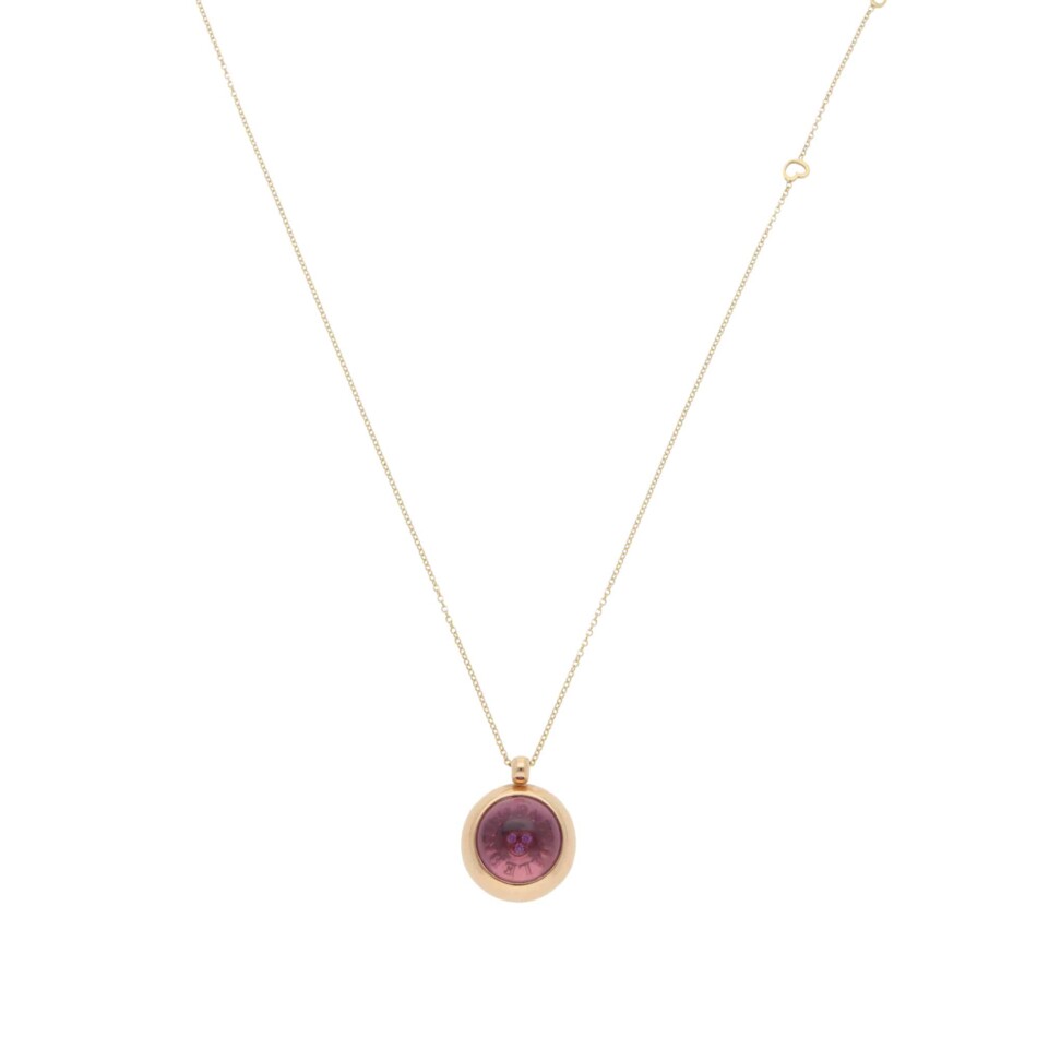 Vintage Pasquale Bruni Amethyst and Diamond Pendant Necklace