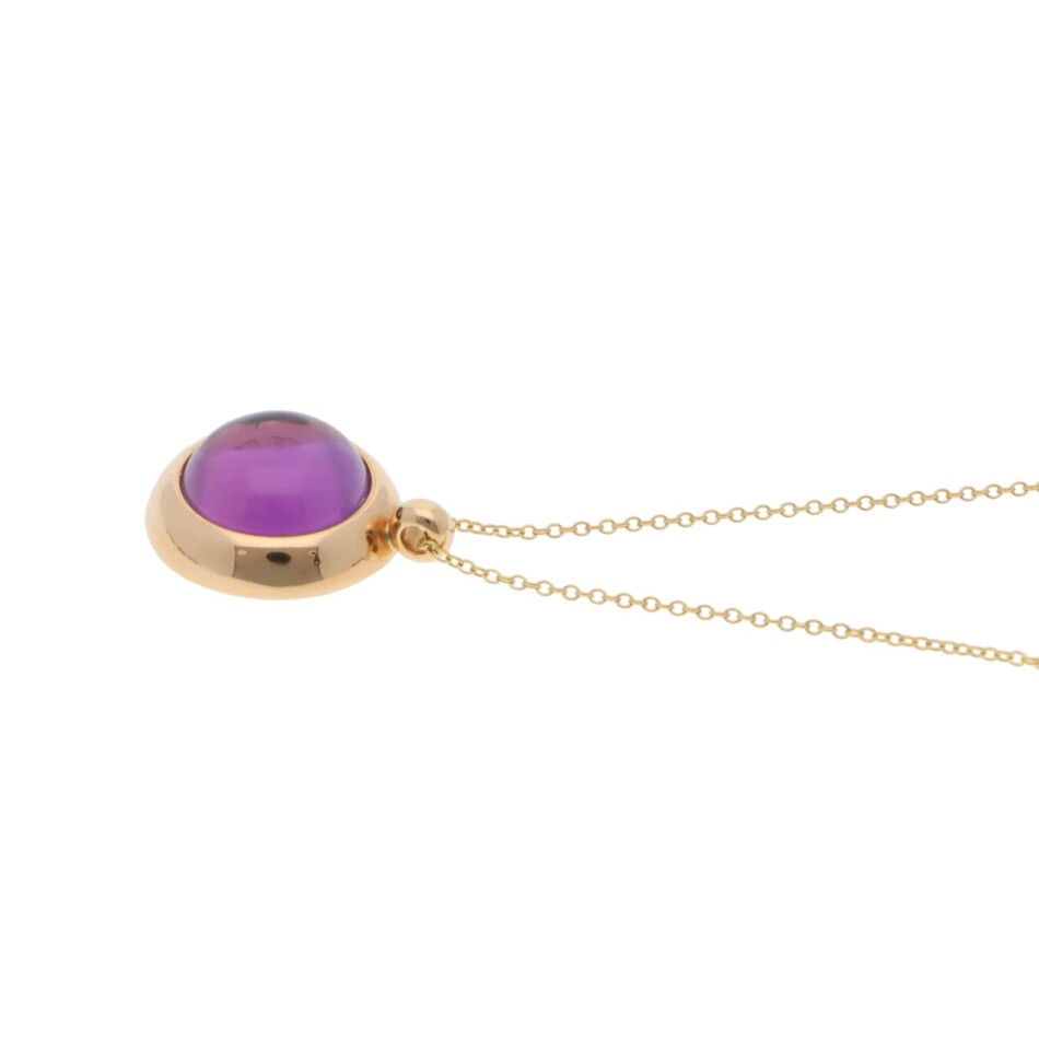 Vintage Pasquale Bruni Amethyst and Diamond Pendant Necklace