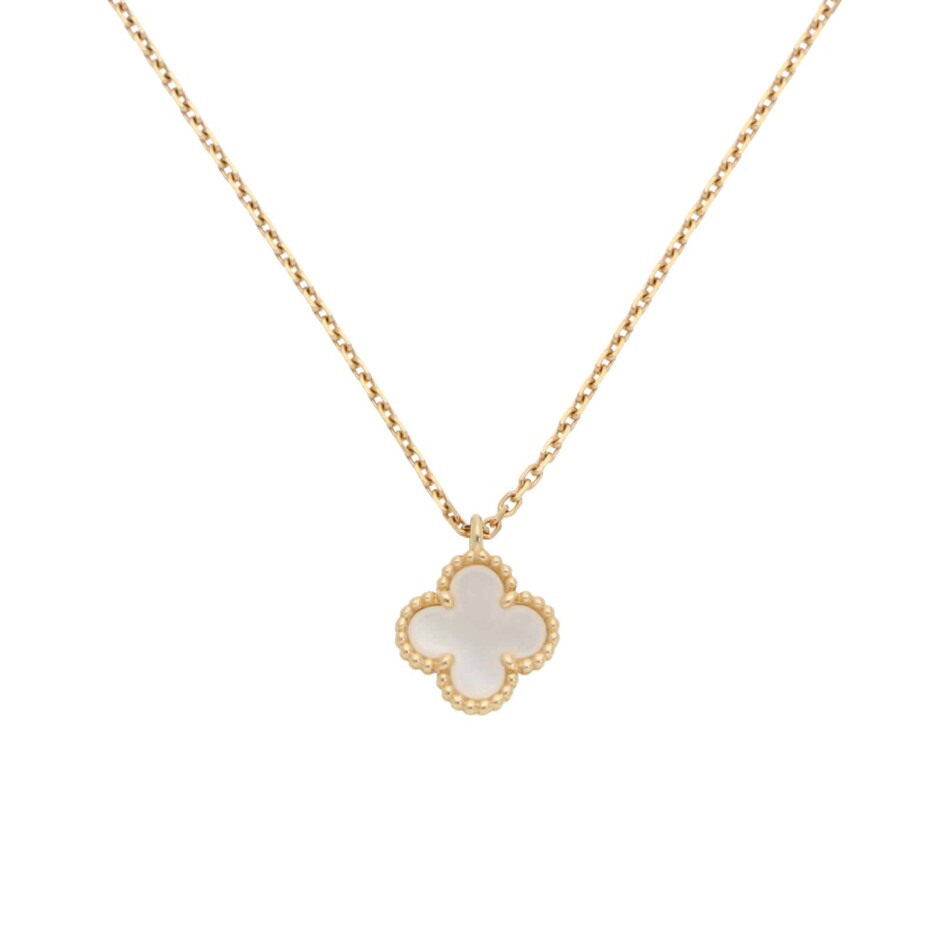 Vintage Van Cleef & Arpels Sweet Alhambra Pendant in Yellow Gold