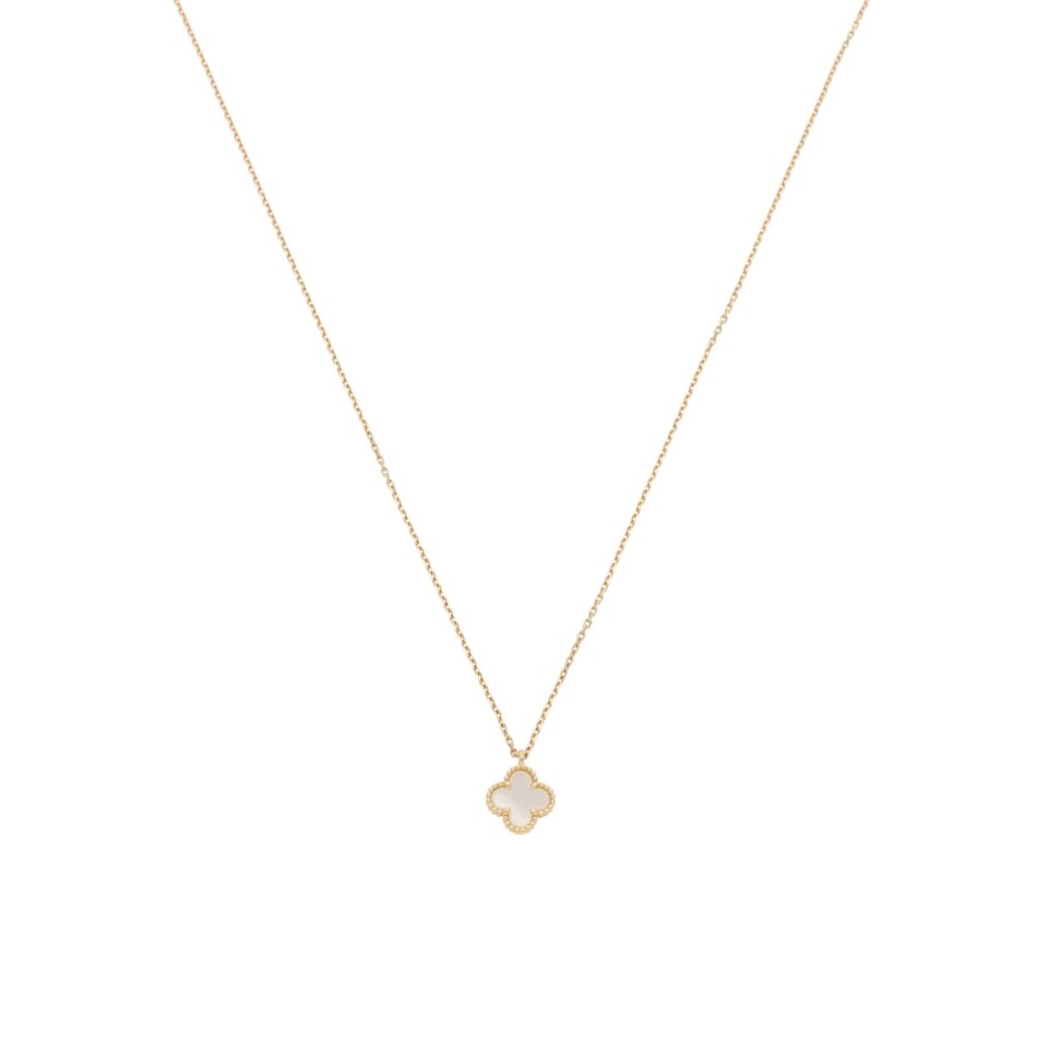 Vintage Van Cleef & Arpels Sweet Alhambra Pendant in Yellow Gold