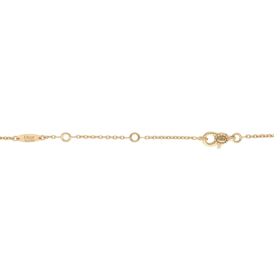 Vintage Christian Dior Rose des Vents Mothe of Pearl Necklace