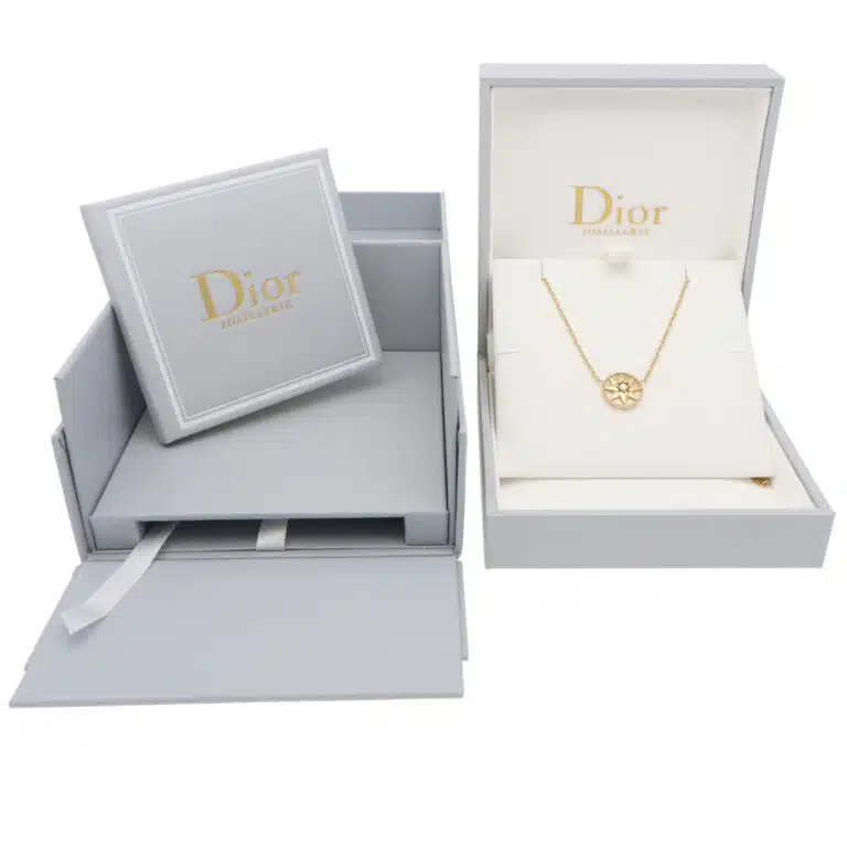 Vintage Christian Dior Rose des Vents Mothe of Pearl Necklace