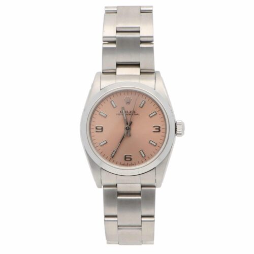 Vintage 2000 Rolex Oyster Perpetual with Salmon Pink Face