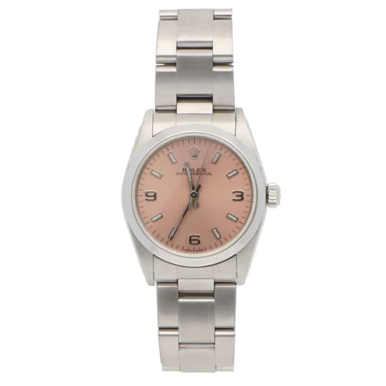 Vintage 2000 Rolex Oyster Perpetual with Salmon Pink Face