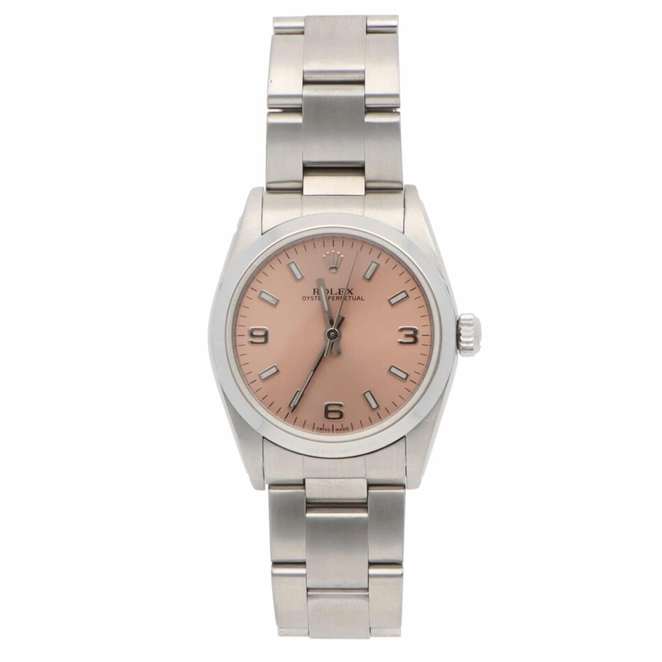 Vintage 2000 Rolex Oyster Perpetual with Salmon Pink Face