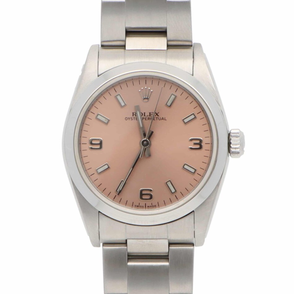 Vintage 2000 Rolex Oyster Perpetual with Salmon Pink Face