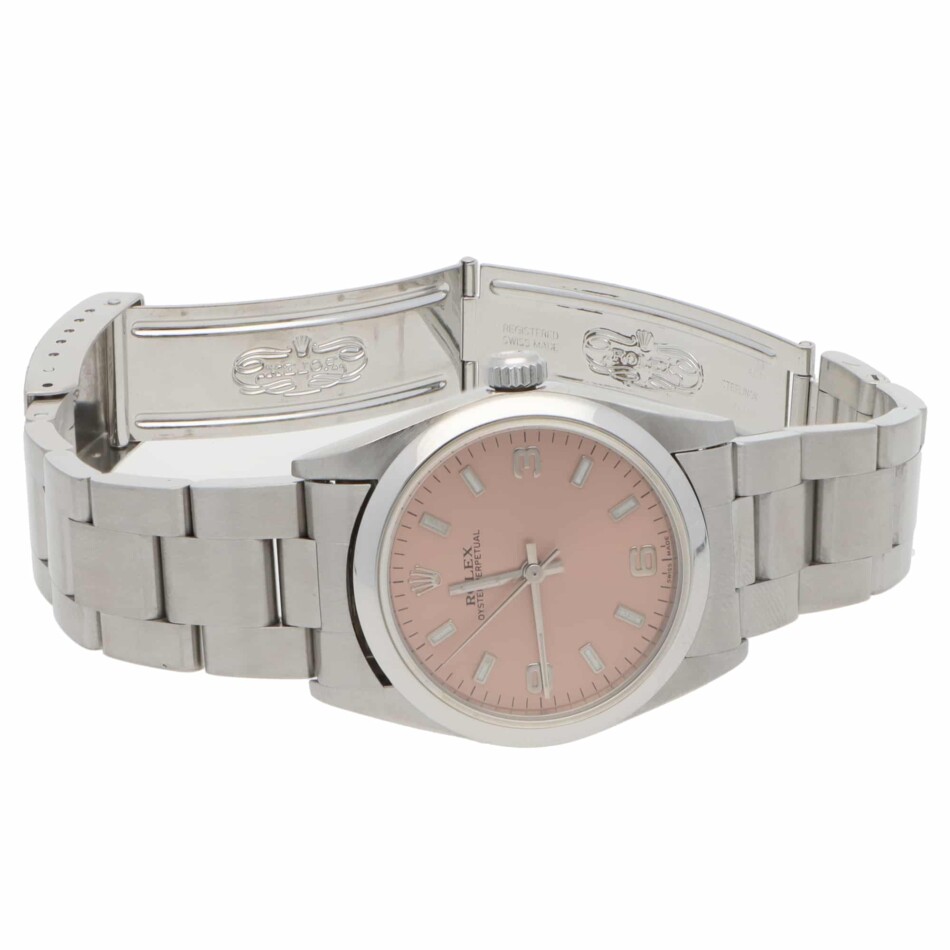 Vintage 2000 Rolex Oyster Perpetual with Salmon Pink Face