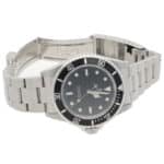 Vintage Rolex Submariner Watch with Black Gloss Dial