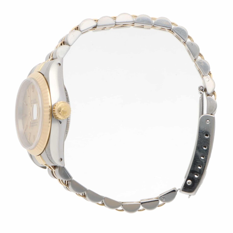 Vintage 1990 Rolex Oyster Datejust Wristwatch in Steel and Gold