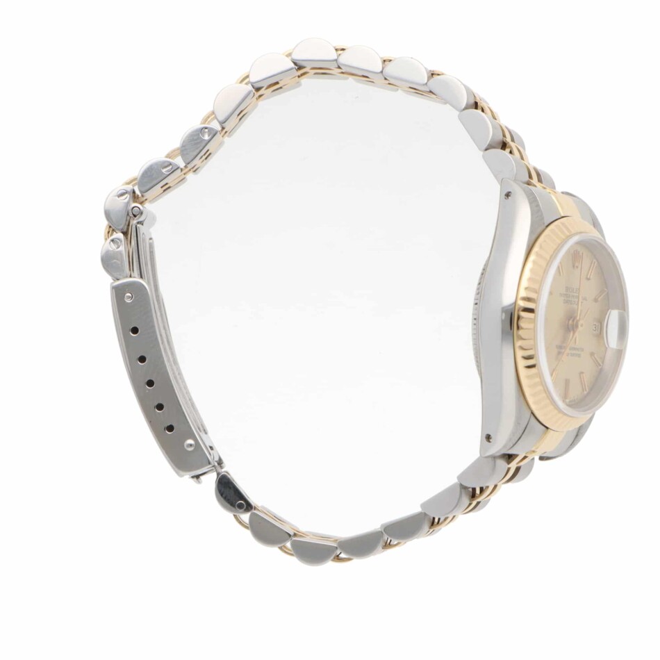 Vintage 1990 Rolex Oyster Datejust Wristwatch in Steel and Gold