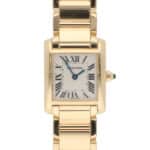Vintage Cartier Tank Francaise Yellow Gold Wristwatch