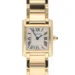 Vintage Cartier Tank Francaise Yellow Gold Wristwatch