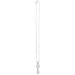 Vintage Theo Fennell Diamond Key Necklace in White Gold