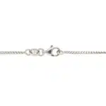 Vintage Theo Fennell Diamond Key Necklace in White Gold
