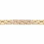 Vintage Cartier Maillon Panthère Diamond Bracelet in Yellow Gold