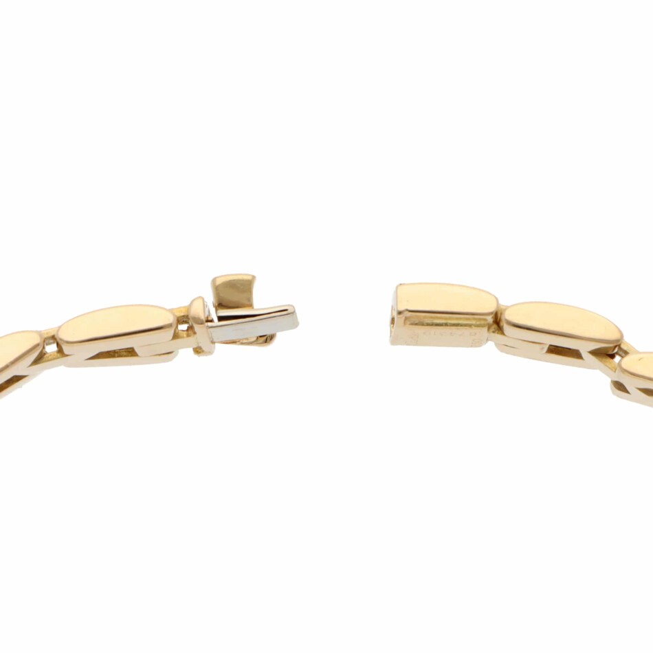 Vintage Cartier Maillon Panthère Diamond Bracelet in Yellow Gold