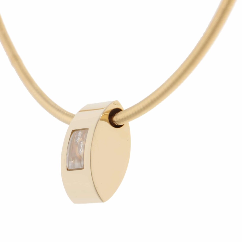 Vintage Chopard Happy Sport Diamond Pendant Necklace