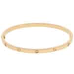 Vintage Cartier Six Diamonds LOVE Bracelet SM in Yellow Gold