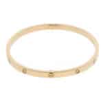 Vintage Cartier Six Diamonds LOVE Bracelet SM in Yellow Gold