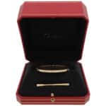 Vintage Cartier Six Diamonds LOVE Bracelet SM in Yellow Gold