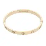 Vintage Cartier LOVE Bracelet in Yellow Gold, Size 19