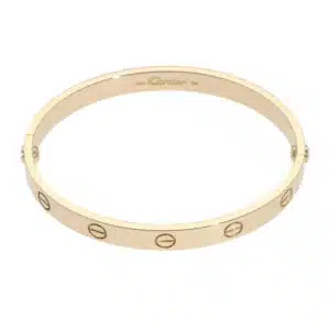 Vintage Cartier LOVE Bracelet in Yellow Gold, Size 19