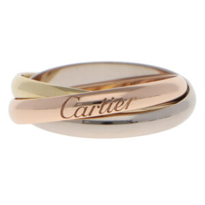 Vintage Cartier Trinity Ring SM in Gold, Size 53