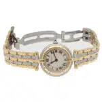 Vintage Cartier Panthère Vendome 3 row wristwatch