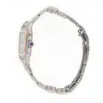 Vintage Cartier Panthère steel and yellow gold wristwatch