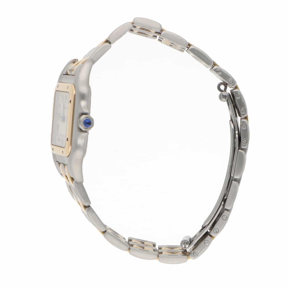 Vintage Cartier Panthère Steel and Yellow Gold Wristwatch
