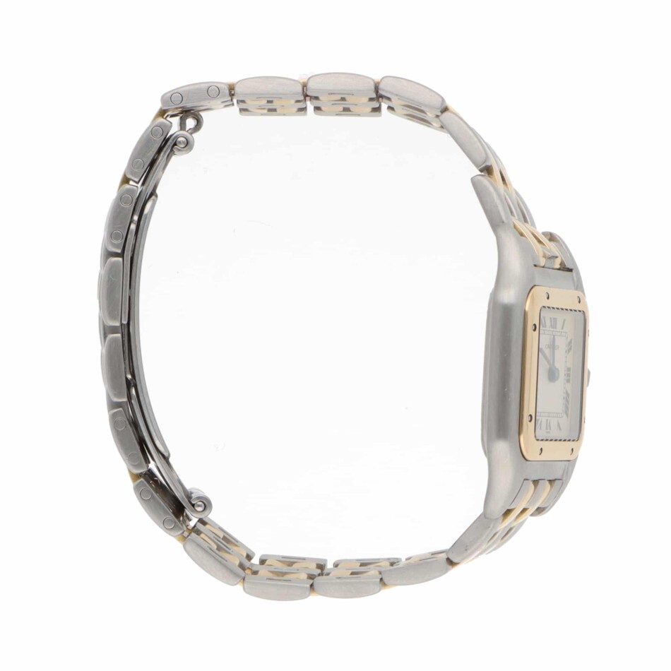 Vintage Cartier Panthère Steel and Yellow Gold Wristwatch