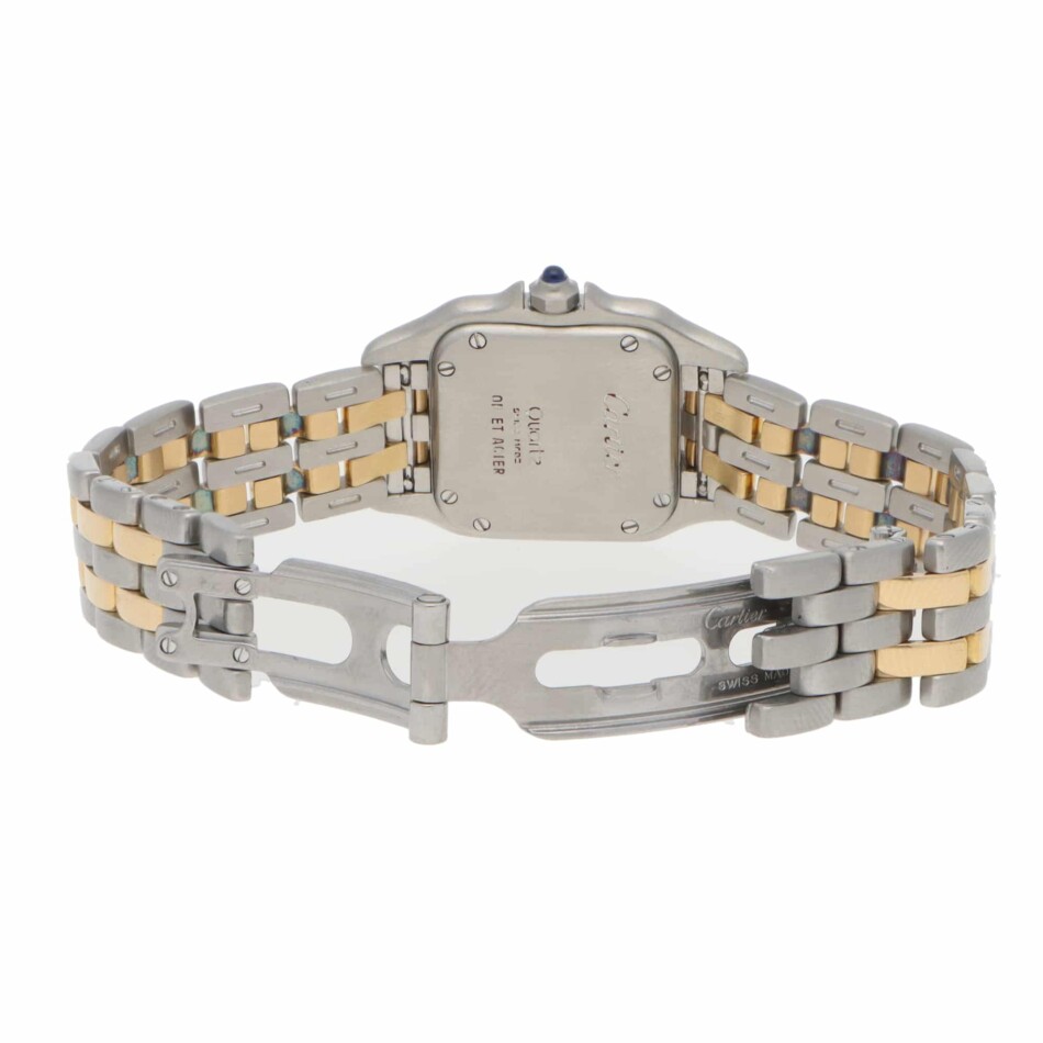 Vintage Cartier Panthère Steel and Yellow Gold Wristwatch