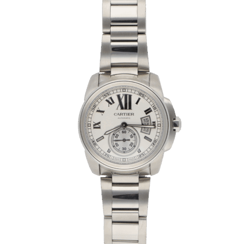 Cartier Calibre de Cartier Stainless Steel Automatic Wristwatch