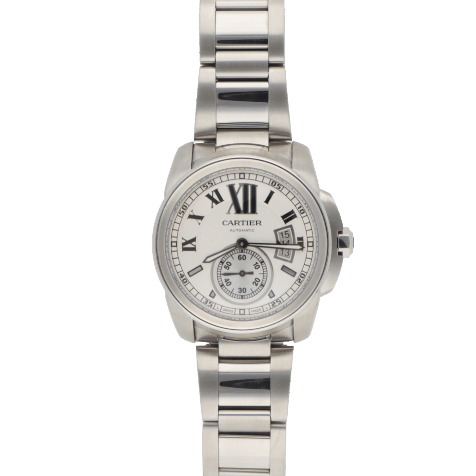 Cartier Calibre de Cartier Stainless Steel Automatic Wristwatch