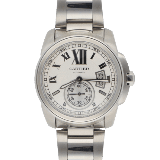 Cartier Calibre de Cartier Stainless Steel Automatic Wristwatch