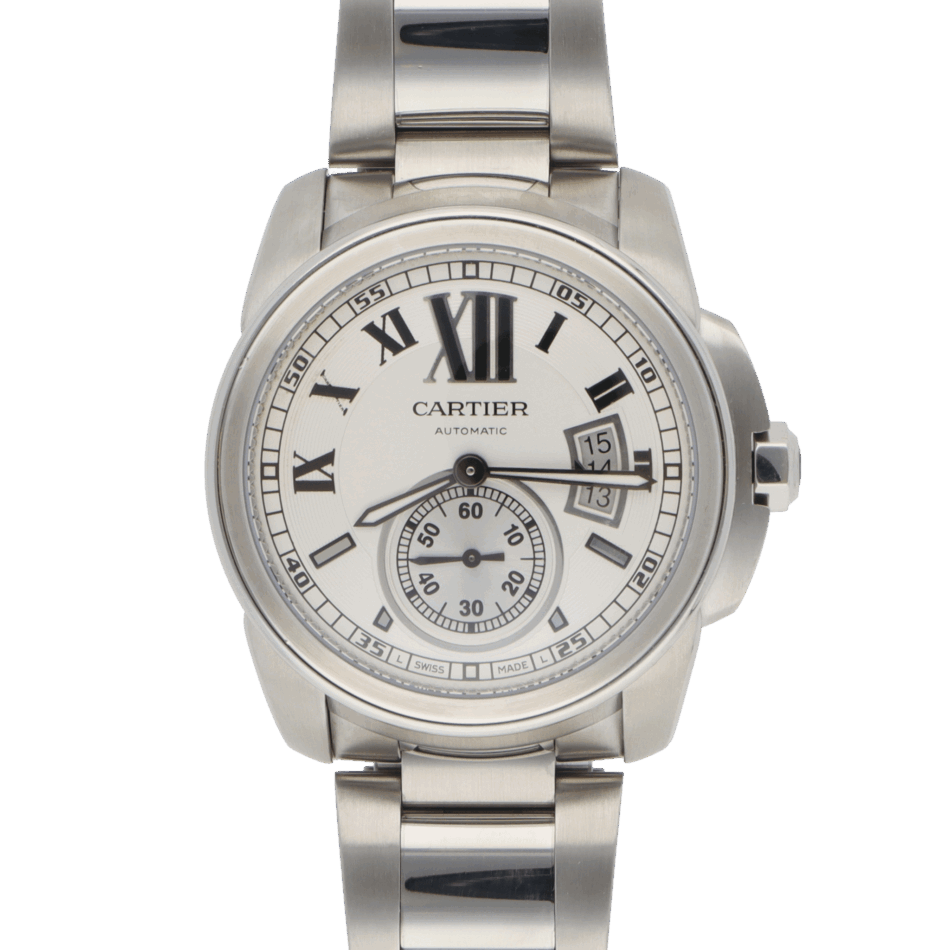 Cartier Calibre de Cartier Stainless Steel Automatic Wristwatch