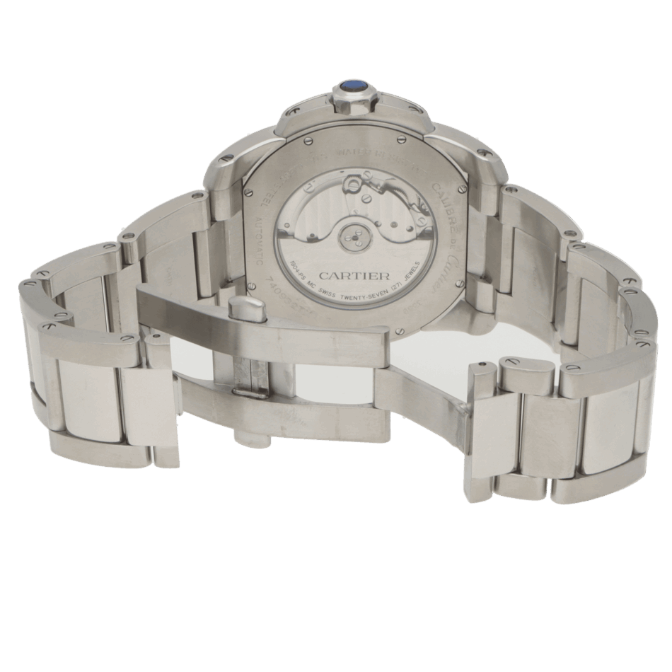 Cartier Calibre de Cartier Stainless Steel Automatic Wristwatch