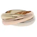 Vintage Cartier Trinity Ring Semi LM in Gold, Size 54
