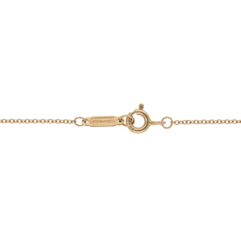 Vintage Tiffany & Co. Diamond Heart Mini Pendant Necklace