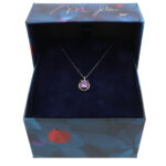 Vintage Mauboussin Amethyst and Diamond Pendant Necklace
