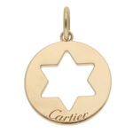 Vintage Cartier Star Symboles Pendant in Yellow Gold