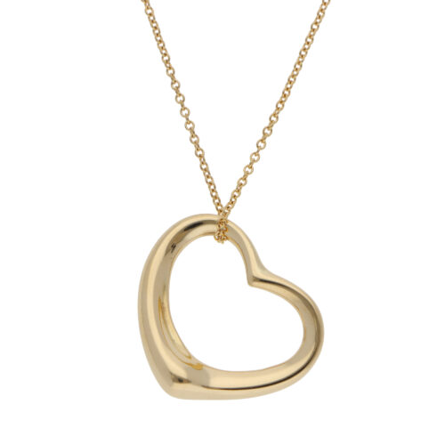 Vintage Elsa Peretti for Tiffany & Co. Open Heart Pendant