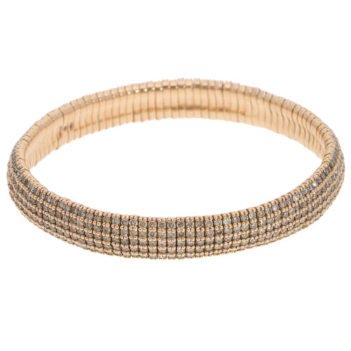 Contemporary Diamond Flex Bracelet in Rose Gold