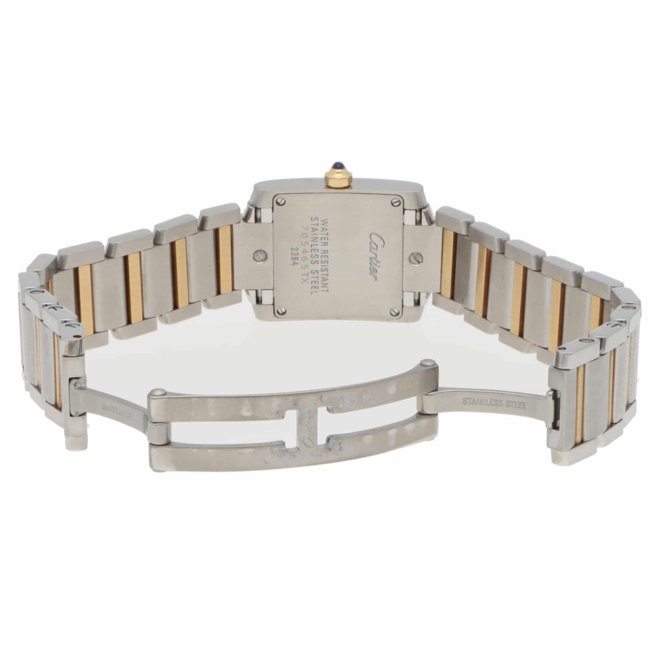 Vintage Cartier Tank Francaise Steel and Gold Watch