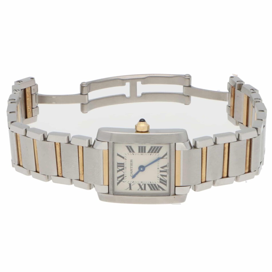 Vintage Cartier Tank Francaise Steel and Gold Watch