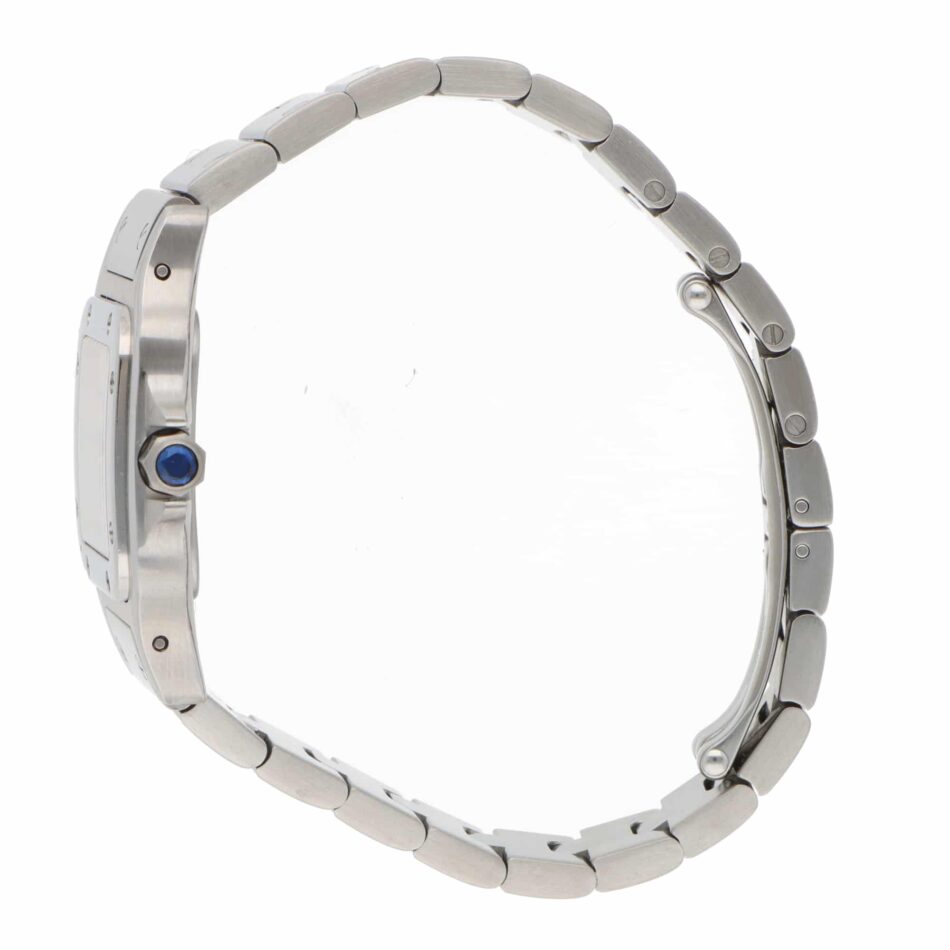 Vintage Cartier Santos Galbee Steel Watch