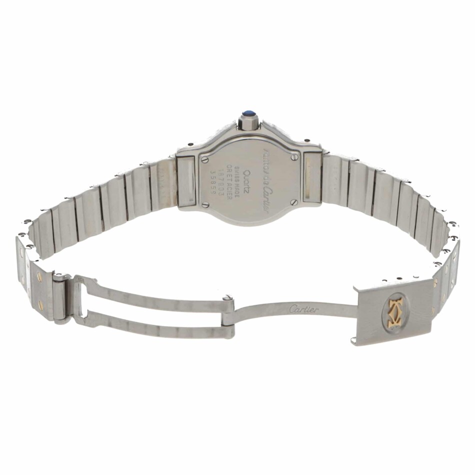 Vintage Cartier Santos Ronde Steel and Gold watch