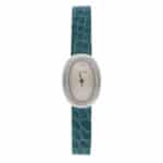 Vintage Cartier Mini Baignore Whie Gold and Diamond Watch