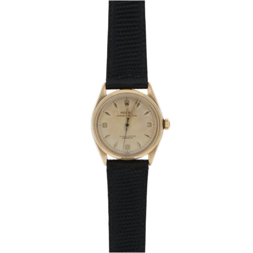 Vintage 1959 Rolex Oyster Perpetual 9ct Gold Automatic Watch