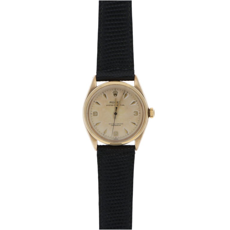 Vintage 1959 Rolex Oyster Perpetual 9ct Gold Automatic Watch